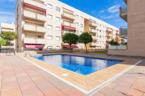 2 bedrooms appartement at Lloret de Mar 500 m away from the beach with city view shared pool and furnished terrace